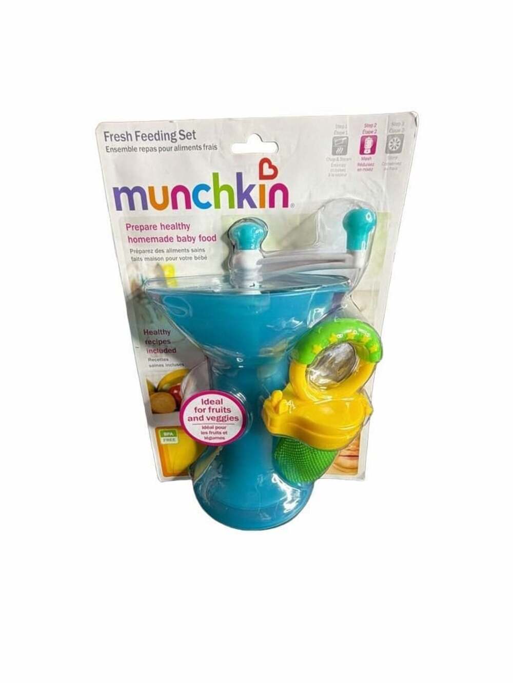 Munchkin Fresh Feeding Set Baby Food Grinder and Feeder